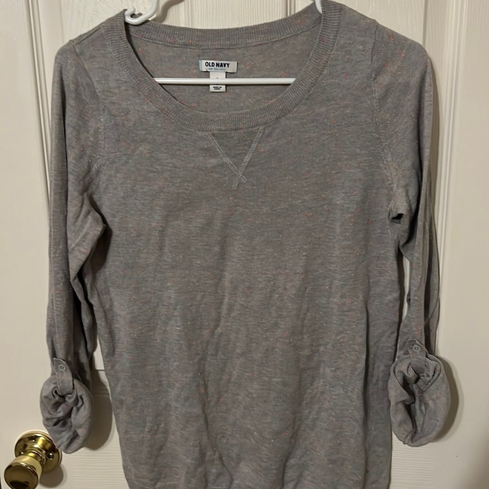 Old navy light sweater/shirt- sz SMALL